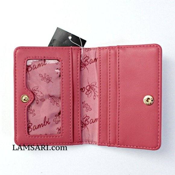 Bambi Sleeping with Petals Small Wallet - Picture 3 of 3
